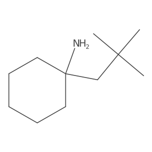 1-(2,2-Dimethylpropyl)cyclohexan-1-amine Structure