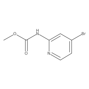 Methyl (4-bromopyridin-2-yl)carbamate结构式