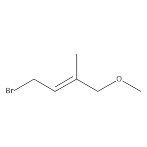 4-Bromo-1-methoxy-2-methylbut-2-ene Structure
