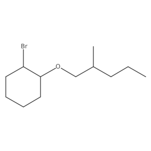 1-Bromo-2-[(2-methylpentyl)oxy]cyclohexane结构式