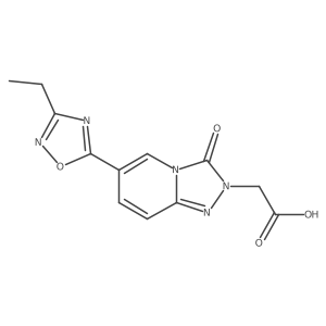 2-(6-(3-Ethyl-1,2,4-oxadiazol-5-yl)-3-oxo-[1,2,4]triazolo[4,3-a]pyridin-2(3H)-yl)acetic acid Structure