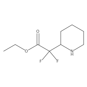 Difluoro-piperidin-2-yl-acetic acid ethyl ester结构式