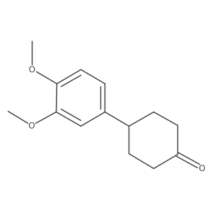 4-(3,4-Dimethoxy-phenyl)-cyclohexanone Structure