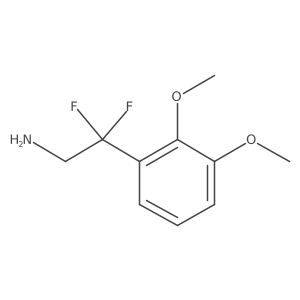 2-(2,3-Dimethoxyphenyl)-2,2-difluoroethan-1-amine Structure