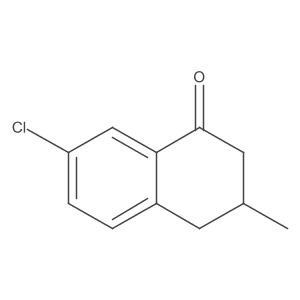 7-Chloro-3-methyl-1,2,3,4-tetrahydronaphthalen-1-one Structure