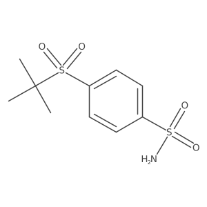 4-(2-Methylpropane-2-sulfonyl)benzene-1-sulfonamide Structure