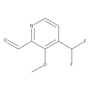 4-(Difluoromethyl)-3-methoxypicolinaldehyde Structure