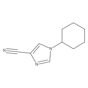 1-Cyclohexyl-1H-imidazole-4-carbonitrile Structure