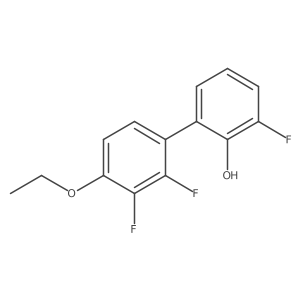4'-Ethoxy-3,2',3'-trifluorobiphenyl-2-ol结构式