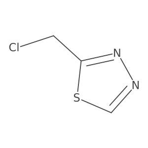 2-(Chloromethyl)-1,3,4-thiadiazole Structure