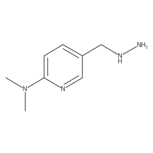 5-(hydrazinylmethyl)-N,N-dimethylpyridin-2-amine Structure