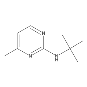 N-tert-butyl-4-methylpyrimidin-2-amine结构式