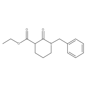Ethyl 1-benzyl-2-oxopiperidine-3-carboxylate结构式