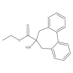 Ethyl 6-amino-6,7-dihydro-5H-dibenzo[a,c]cycloheptene-6-carboxylate Structure