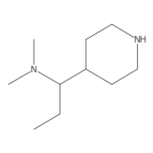 Dimethyl[1-(piperidin-4-yl)propyl]amine Structure