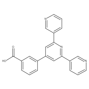 3-([3,2':6',3''-Terpyridin]-4'-yl)benzoic acid Structure