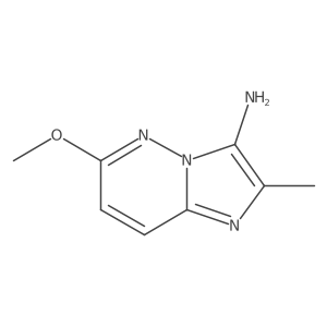 6-Methoxy-2-methylimidazo[1,2-b]pyridazin-3-amine结构式