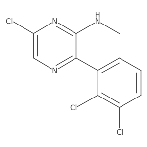 6-chloro-3-(2,3-dichlorophenyl)-N-methyl-2-Pyrazinamine Structure