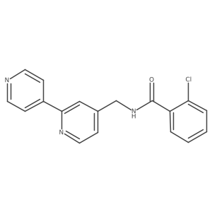 N-([2,4'-bipyridin]-4-ylmethyl)-2-chlorobenzamide结构式