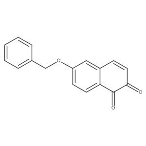 6-(Phenylmethoxy)-1,2-naphthalenedione Structure