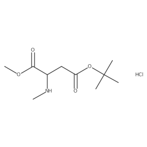 N-Me-D-Asp(OtBu)-OMe.HCl Structure