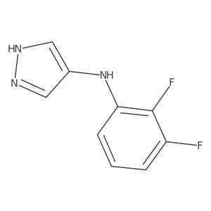 N-(2,3-Difluorophenyl)-1H-pyrazol-4-amine结构式
