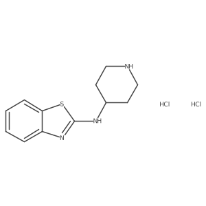 N-(piperidin-4-yl)benzo[d]thiazol-2-amine dihydrochloride Structure