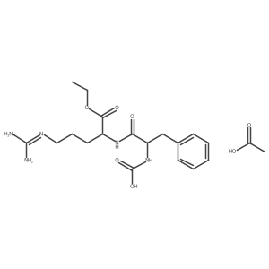 Ac-Phe-Arg-Oet AcOH Structure