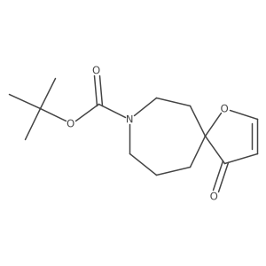 Tert-butyl 4-oxo-1-oxa-8-azaspiro[4.6]undec-2-ene-8-carboxylate Structure