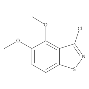 3-Chloro-4,5-dimethoxy-1,2-benzothiazole Structure
