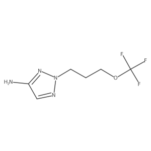 2-[3-(trifluoromethoxy)propyl]-2H-1,2,3-triazol-4-amine结构式