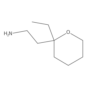 2-(2-Ethyloxan-2-yl)ethan-1-amine Structure