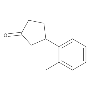 (R)-3-(O-Tolyl)cyclopentan-1-one Structure