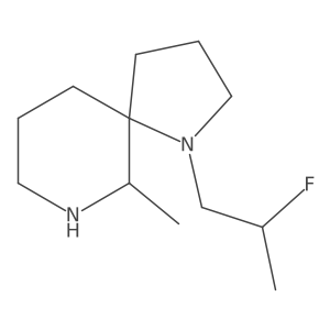 1-(2-Fluoropropyl)-6-methyl-1,7-diazaspiro[4.5]decane Structure