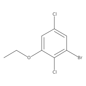 1-Bromo-2,5-dichloro-3-ethoxybenzene结构式