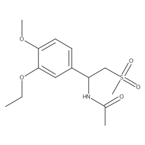 N-(1-(3-ethoxy-4-methoxyphenyl)-2-(methylsulfonyl)ethyl)acetamide Structure