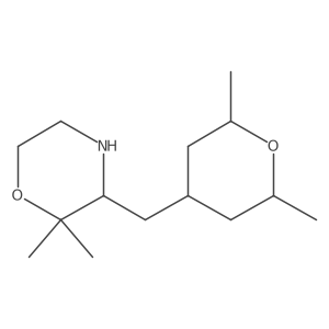 3-[(2,6-Dimethyloxan-4-yl)methyl]-2,2-dimethylmorpholine结构式