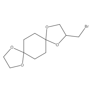 2-(Bromomethyl)-1,4,9,12-tetraoxadispiro[4.2.4^{8}.2^{5}]tetradecane Structure