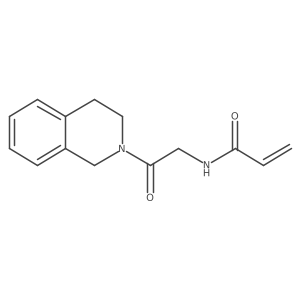 N-[2-(3,4-Dihydro-1H-isoquinolin-2-yl)-2-oxoethyl]prop-2-enamide Structure