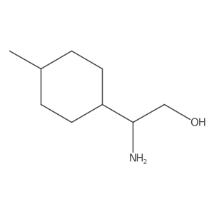 (2S)-2-amino-2-(4-methylcyclohexyl)ethan-1-ol结构式