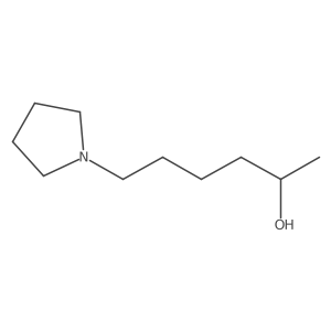 (2S)-6-(pyrrolidin-1-yl)hexan-2-ol Structure