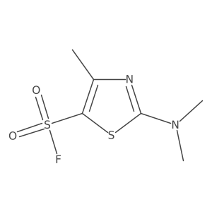 2-(Dimethylamino)-4-methyl-1,3-thiazole-5-sulfonyl fluoride结构式