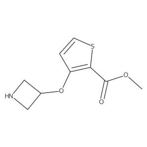 Methyl 3-(azetidin-3-yloxy)thiophene-2-carboxylate Structure