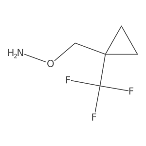 O-[[1-(trifluoromethyl)cyclopropyl]methyl]hydroxylamine结构式
