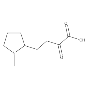 4-(1-Methylpyrrolidin-2-yl)-2-oxobutanoic acid Structure