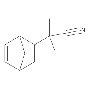2-{Bicyclo[2.2.1]hept-5-en-2-yl}-2-methylpropanenitrile Structure