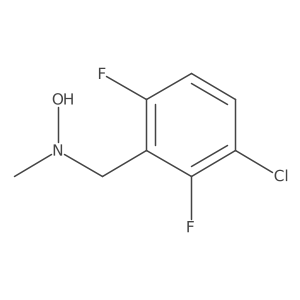 N-[(3-chloro-2,6-difluorophenyl)methyl]-N-methylhydroxylamine结构式