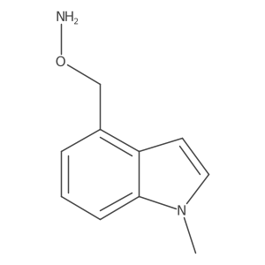 O-[(1-methyl-1H-indol-4-yl)methyl]hydroxylamine Structure