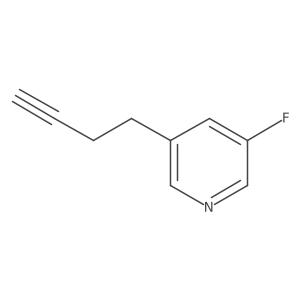3-(But-3-yn-1-yl)-5-fluoropyridine Structure