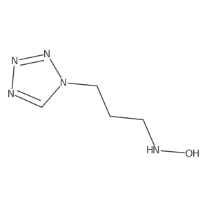 N-[3-(1H-1,2,3,4-tetrazol-1-yl)propyl]hydroxylamine结构式